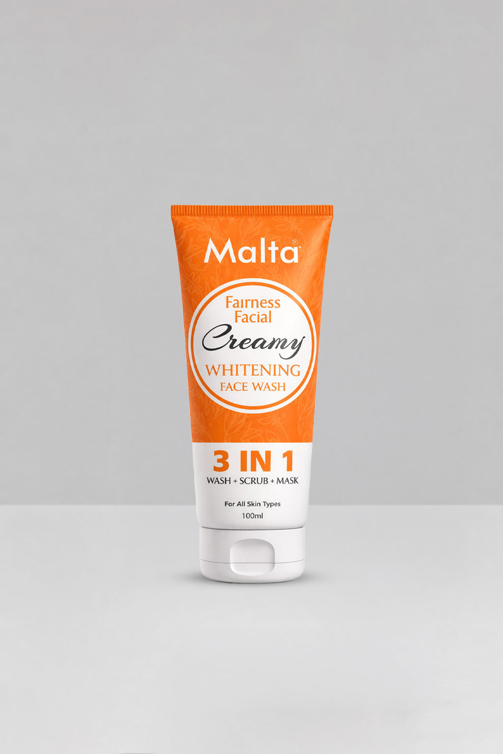 Malta Fairness Facial Creamy Whitening Face Wash - 3 in 1