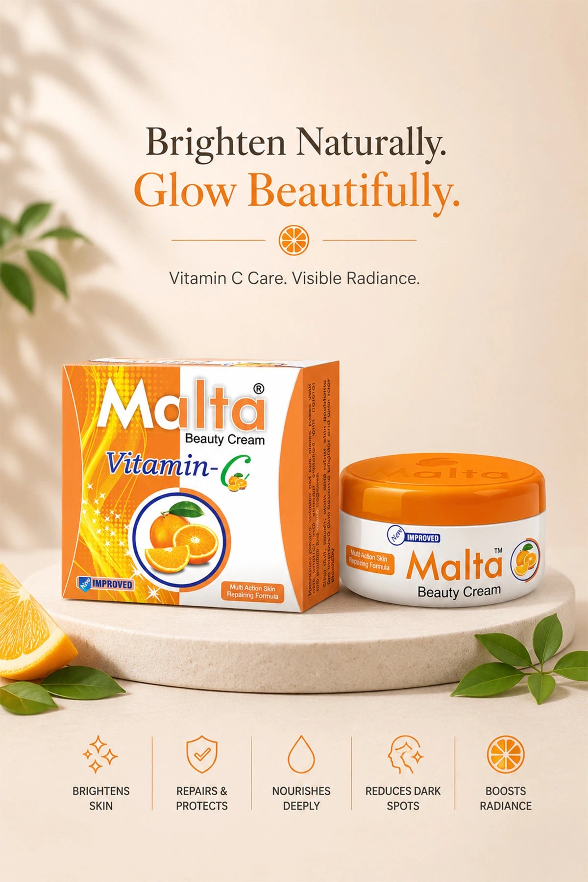 Malta Vitaman C Whitening Beauty Cream