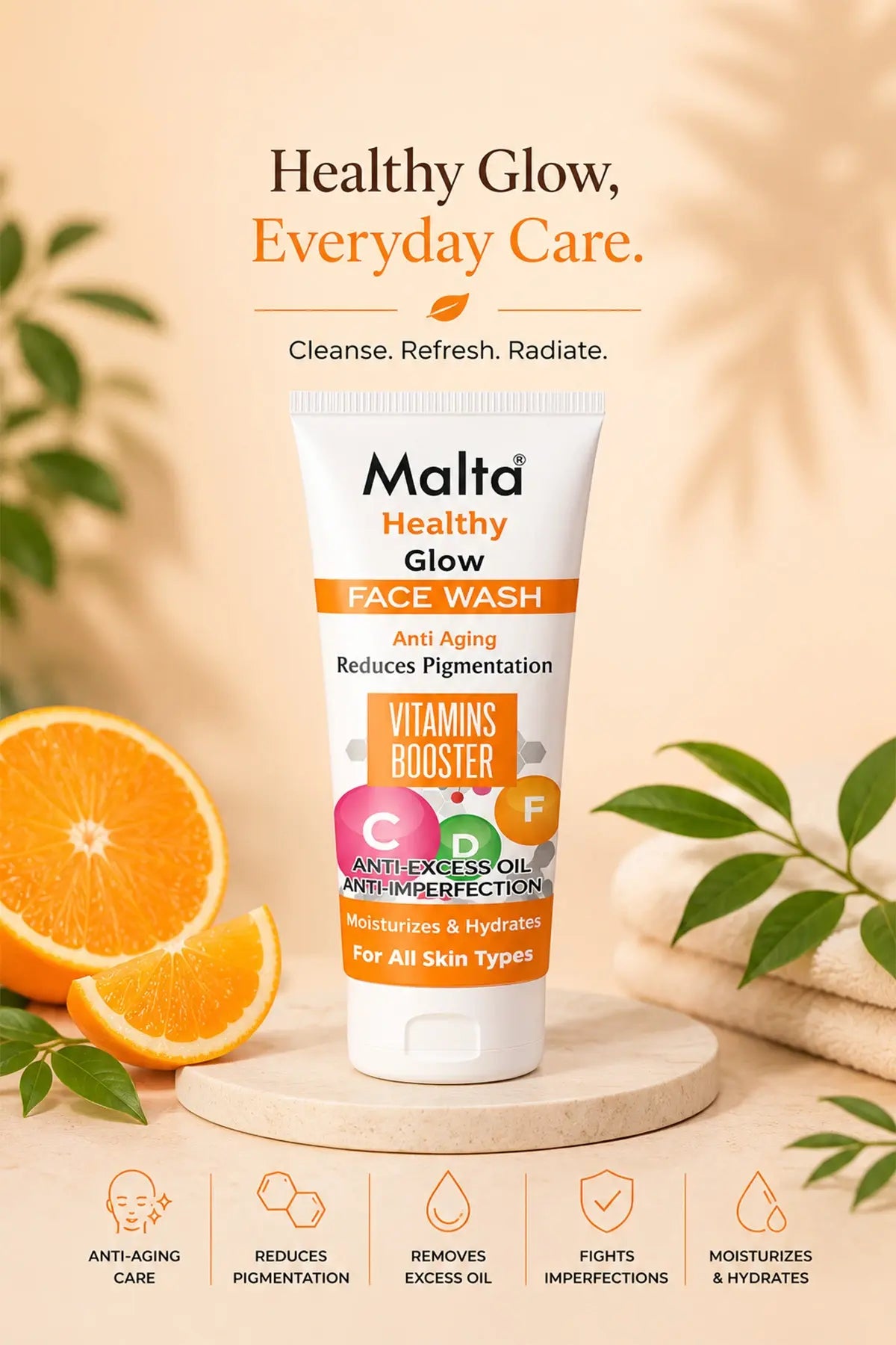 Malta Vitamin Booster Face Wash