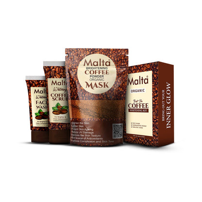 Malta Organic Brightening Coffee Scrub Kit